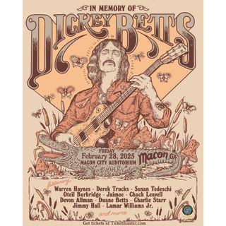 Dickey betts tribute concert poster