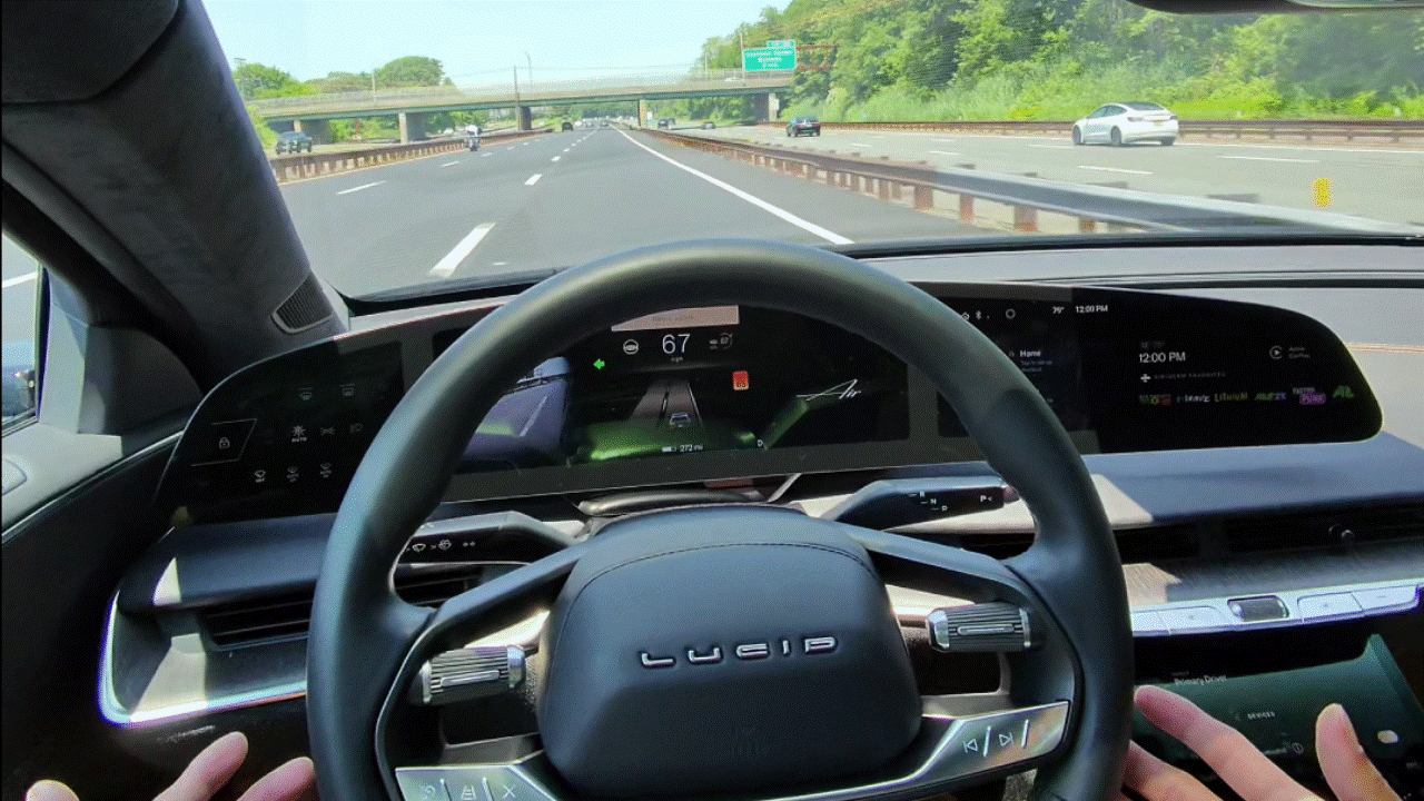 2025 Lucid Air Touring ADAS.