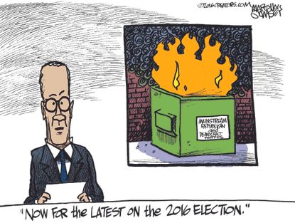 Political cartoon U.S. Decision 2016