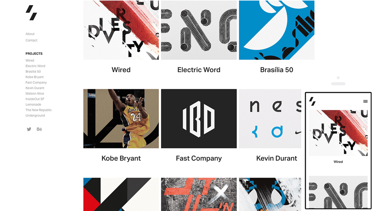 5 Graphic Design Portfolios to Inspire Your Work Showcase Page