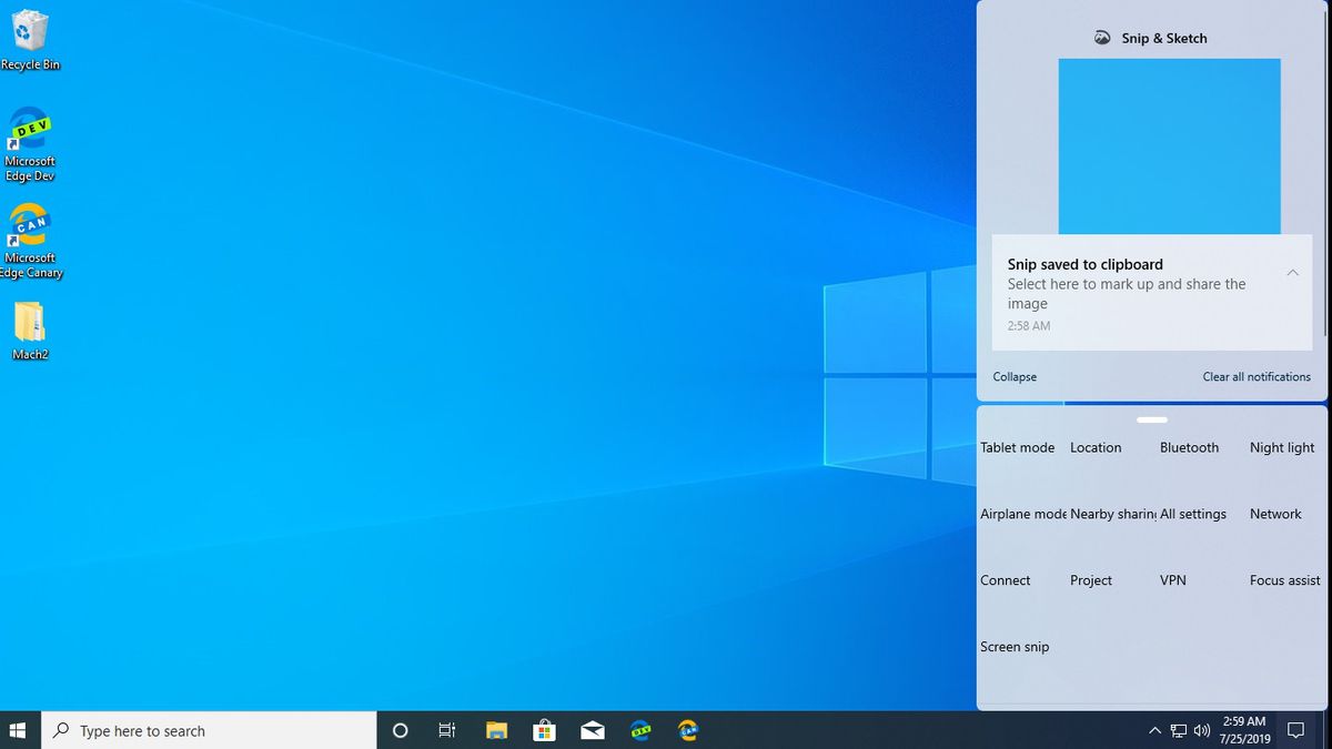 Windows 10 Control Center Leak