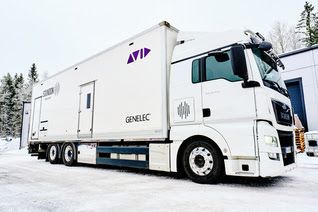 The Genelec powered OB Truck.