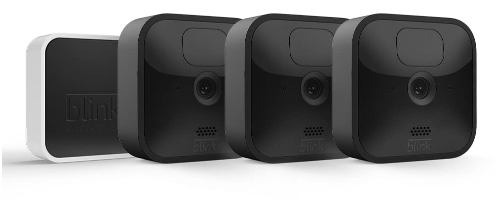 A trio of Blink cameras