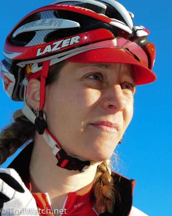 Mo Bruno-Roy (Bob's Red Mill-Seven) at the starting line