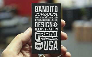 Ryan Brinkerhoff’s passion for typography shines out in this stunning business card
