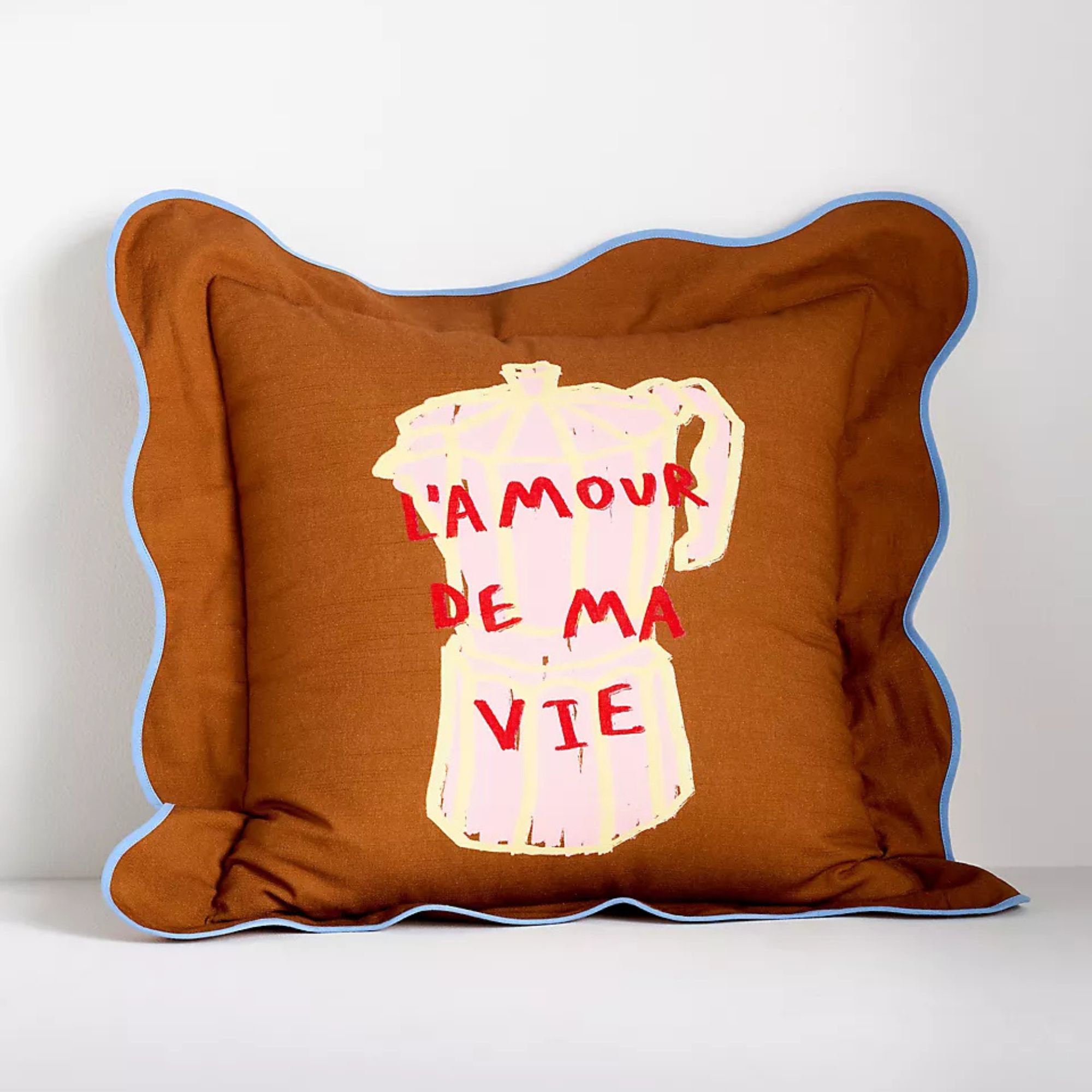 Jordan Nickson Cotton Printed Text Pillow