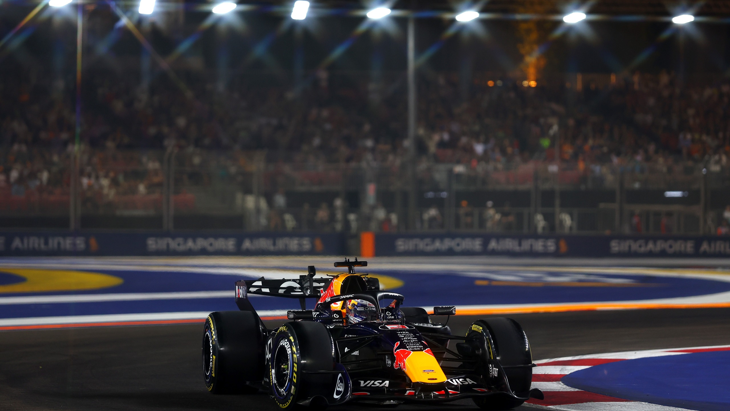 Max Verstappen of Red Bull during Singapore Sprint Qualifying