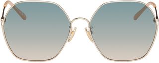 Gold Elys Sunglasses