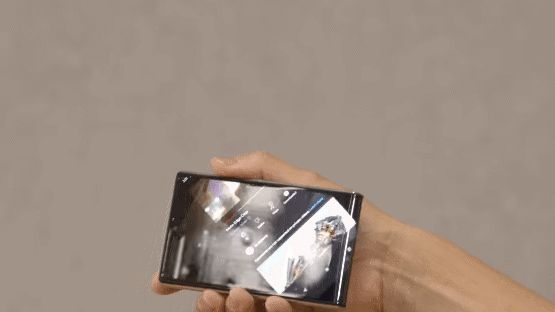 A concept rollable phone from Motorola