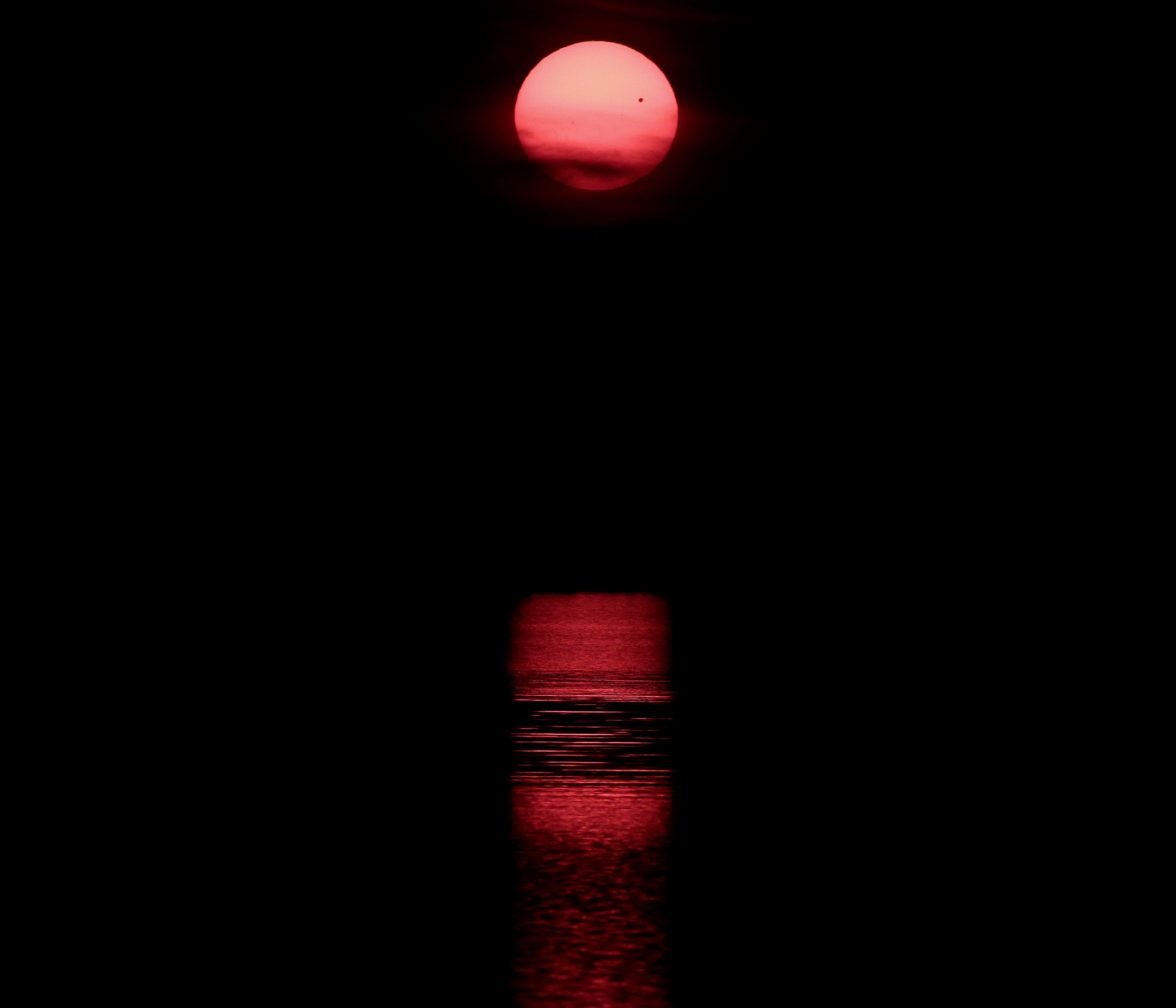 Venus Transit Over Lake