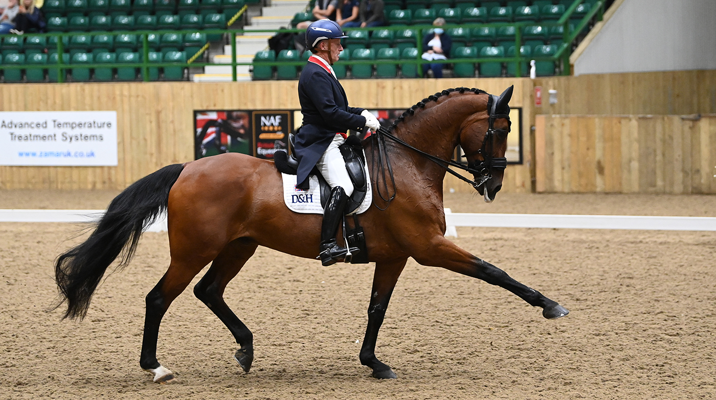 Hartpury CDI grand prix freestyle 2021 Richard Davison and Bubblingh