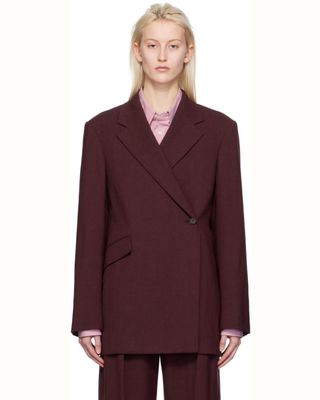 Burgundy Azul Blazer