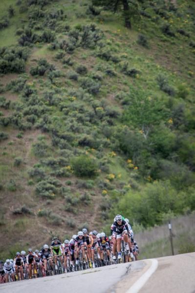 Lots of hills greeted the riders today