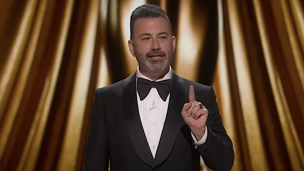 Jimmy Kimmel hosting the Oscars in 2024