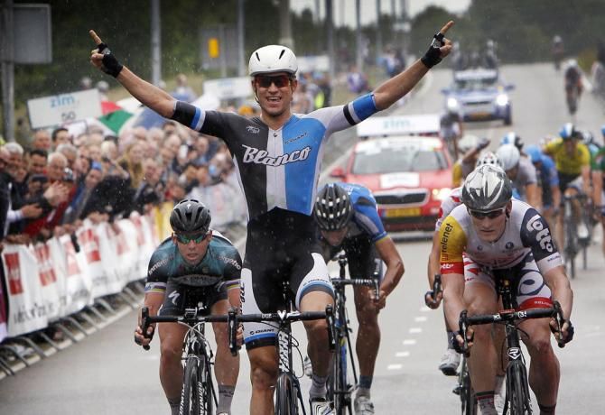 Theo Bos (Blanco) won stage 2 ahead of Andre Greipel and Mark Cavendish in the sprint finale