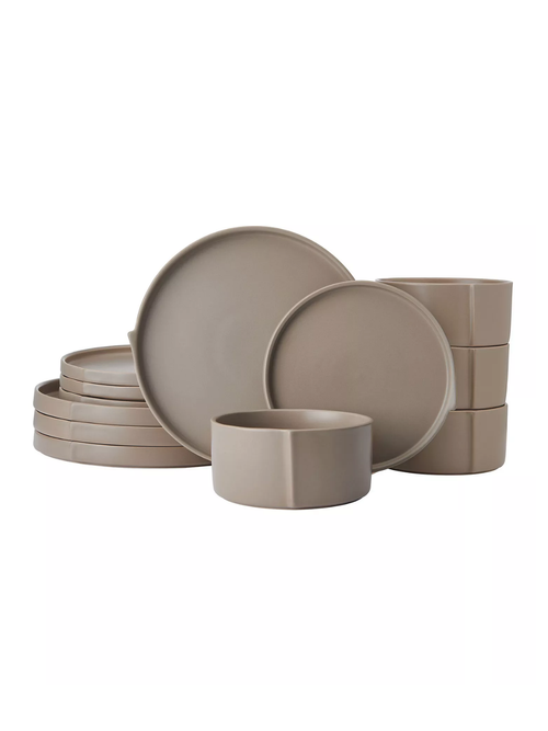 Contemporary Edge 12 Pc. Dinnerware Set, Service for 4