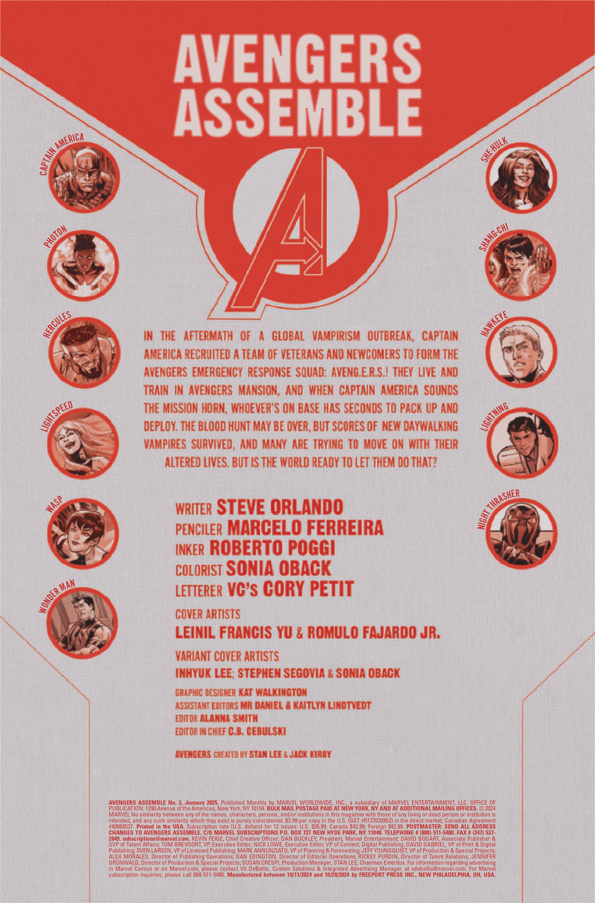 Strony z Avengers Assemble #1.