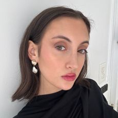 Alyssa Brascia wearing waterproof mascara. 