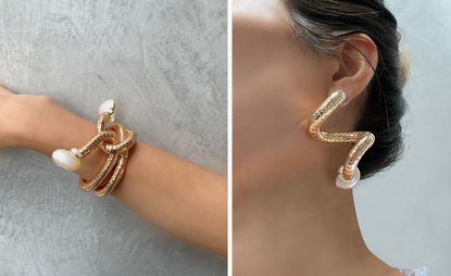 golden spiral jewellery by Carolina Wong
