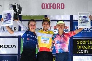 The final podium at the Women's Tour - the last WWT stage race before the back-to-back Giro Donne and Tour de France Femmes