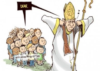Pope turns a blind eye to abuse of deaf children
