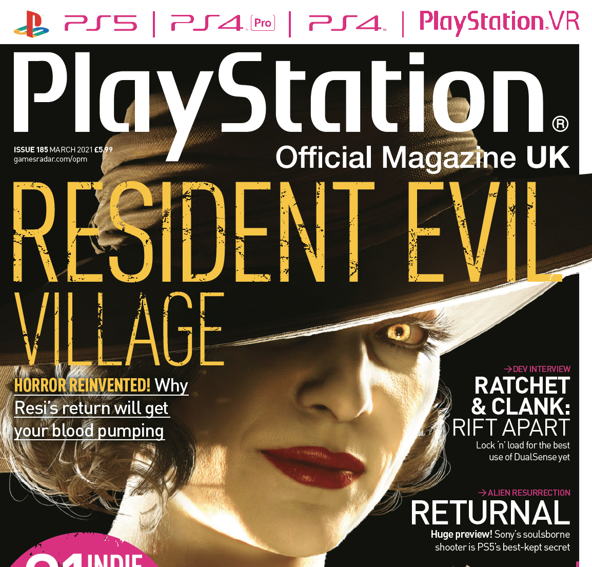Resident Evil Village is explored Official PlayStation Magazine's cover exclusive – on sale now! | GamesRadar+