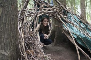 Kate Middleton at an outdoor engagement