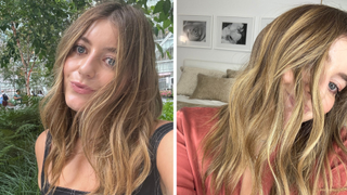 samantha holender. before and after hair toning