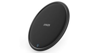 Anker PowerWave Fast Wireless Charging Pad, one of the best iPhone chargers, against a white background