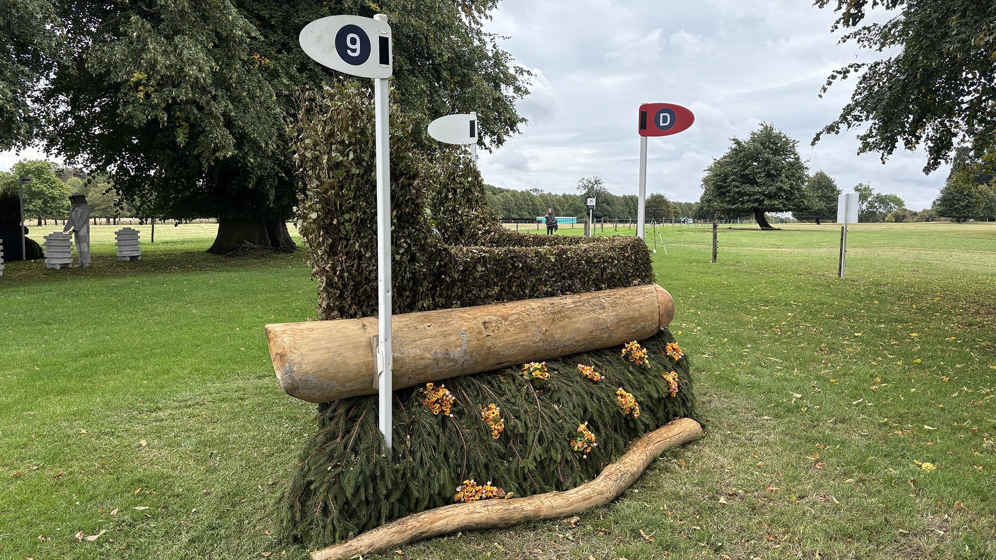 Brush corner fence on the Burghley cross-country course 2026