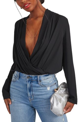 Attraction Surplice Neck Bodysuit