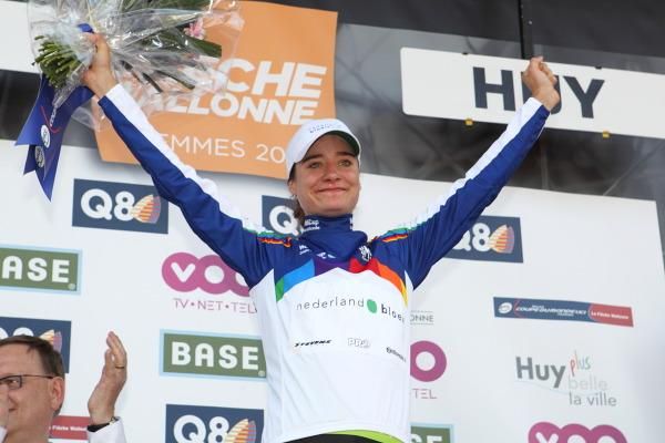 The new World Cup leader in Huy - Marianne Vos (Nederland Bloeit)