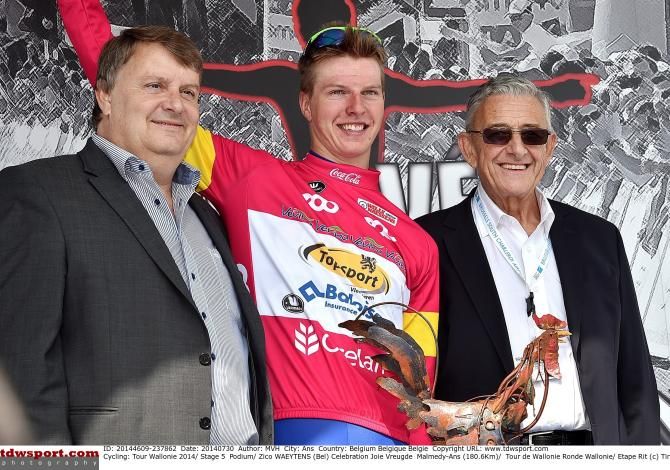 Sprints winner Zico Waeytens (Topsport Vlaanderen)