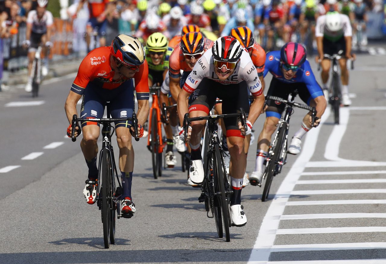 The sprint for the line