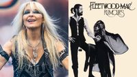 Doro Pesch in 2025, and the front cover of Fleetwood Mac's Rumours album