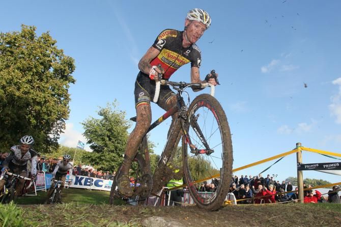 Belgian champion Klaas Vantornout (Sunweb-Napoleon Games) en route to victory at Kermiscross