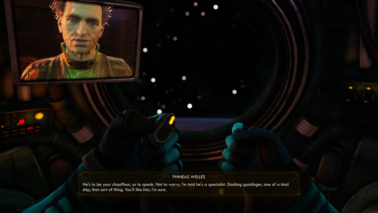 Screenshot of The Outer Worlds Spacer's Choice Edition.
