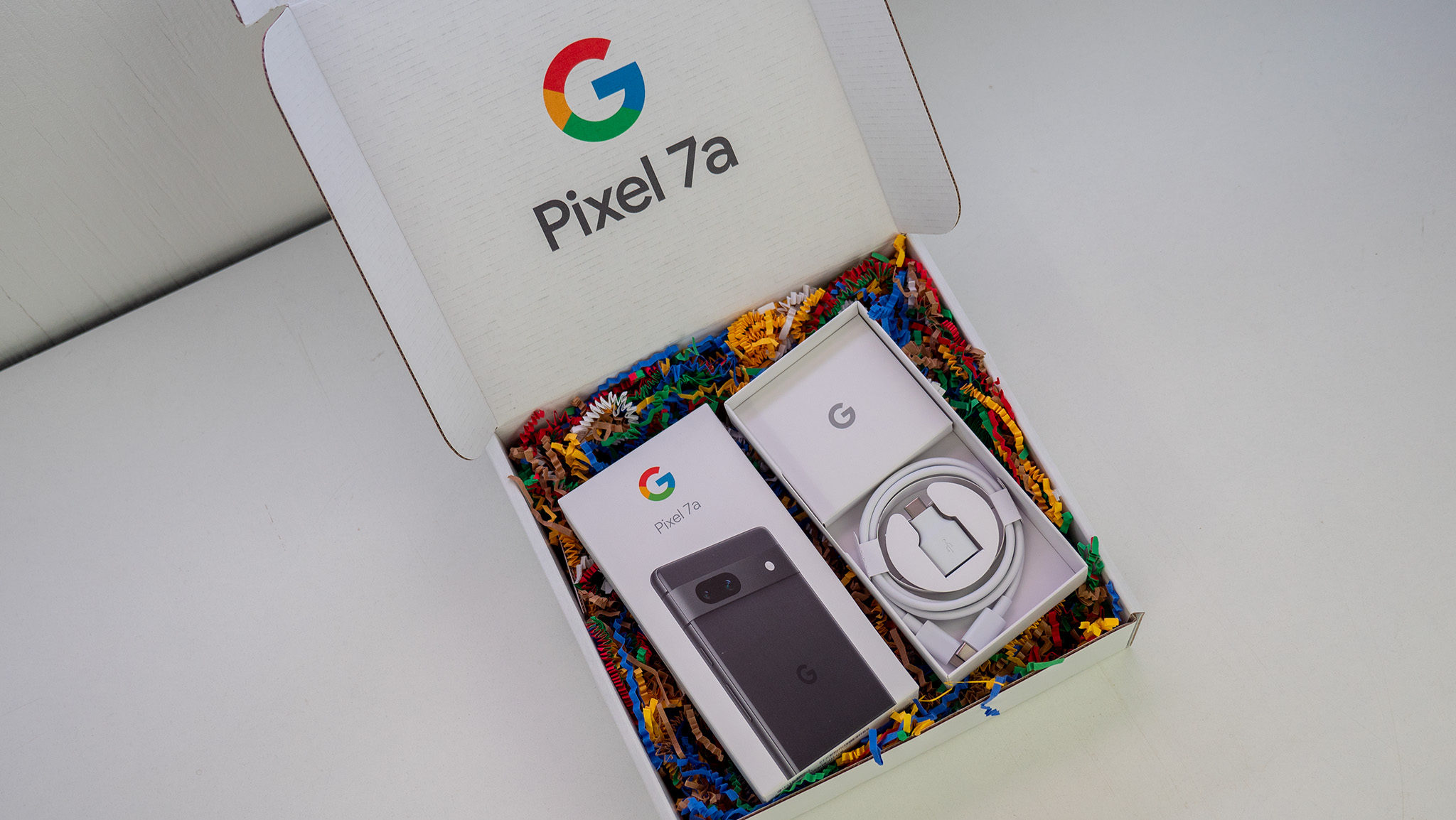 Unboxing the Charcoal Google Pixel 7a