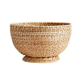 A rattan bowl