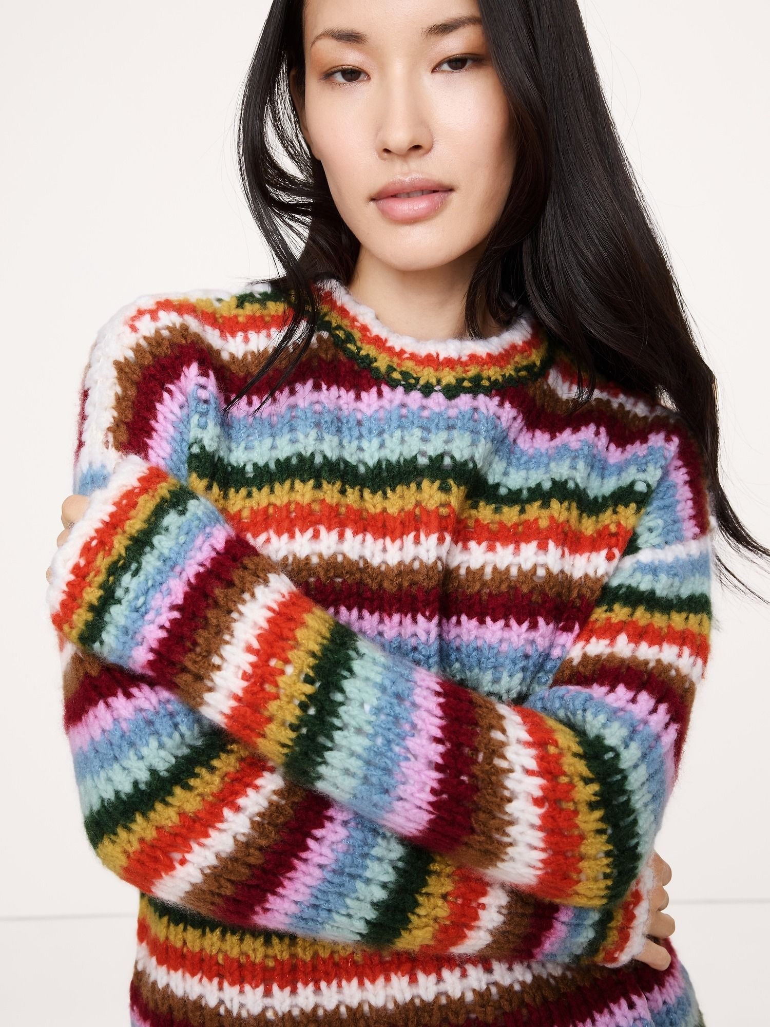 Banana Republic, Chunky Cashmere-Silk Sweater