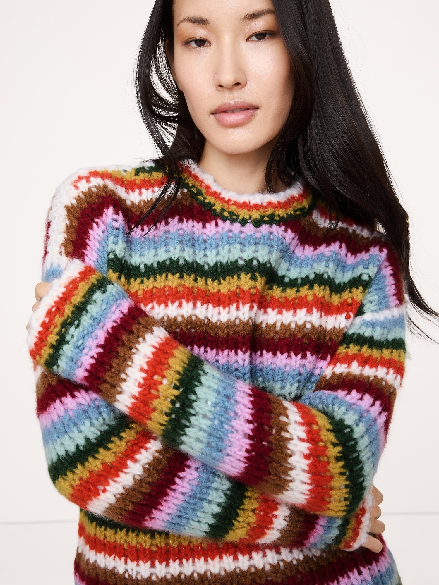 Banana Republic, Chunky Cashmere-Silk Sweater