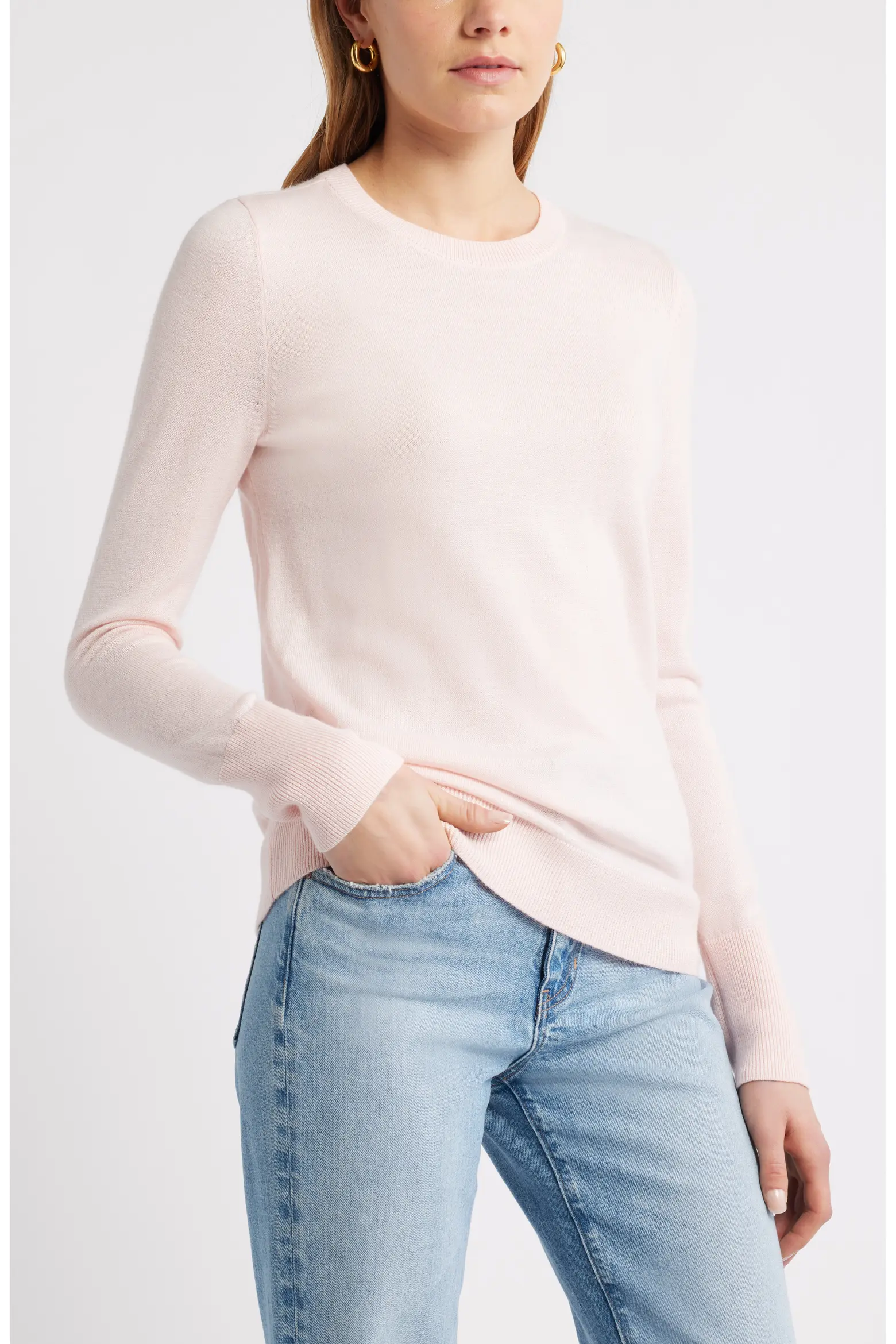 Caslon, Merino Wool Blend Crewneck Sweater