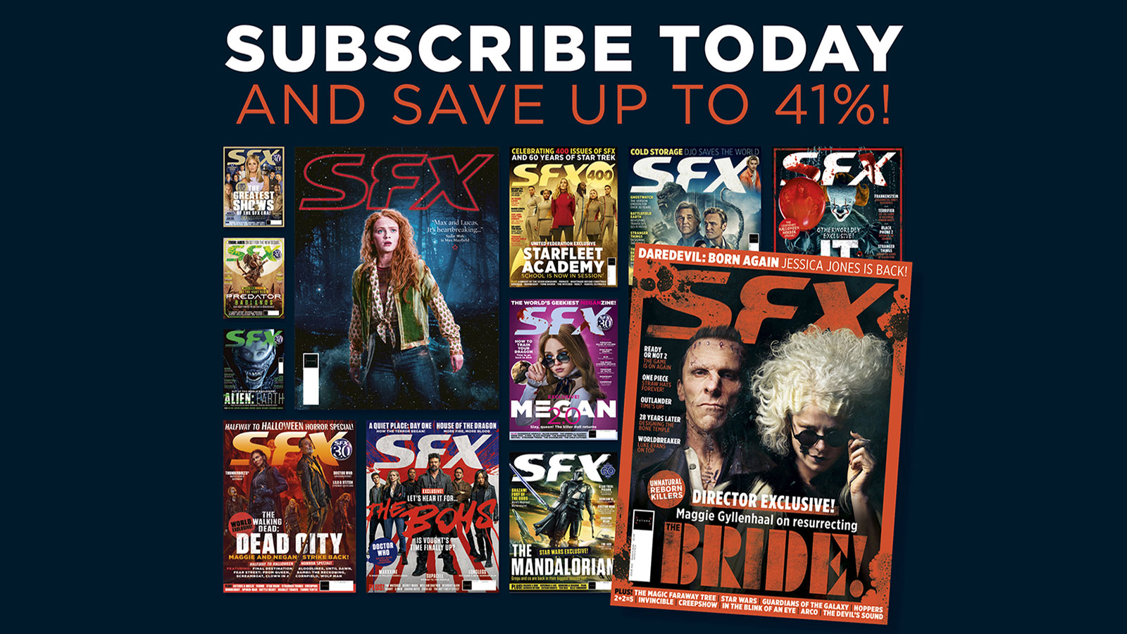 A selection of SFX covers.