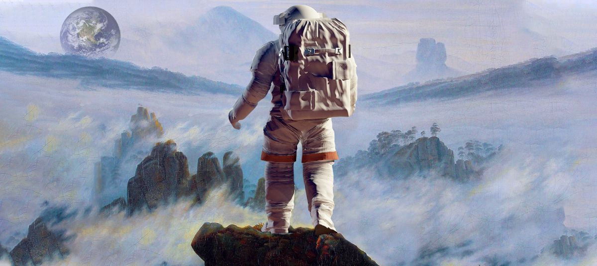 The sublime Romanticism of the moon landing