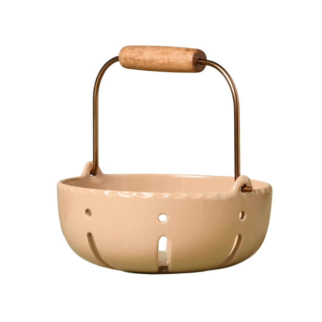 Stoneware Berry Serving Bowl With Handle - Hearth U0026 Hand&amp;trade; With Magnolia