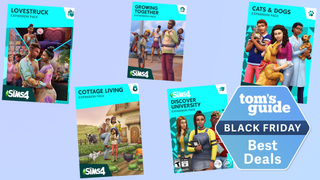  composite image of 5 the sims 4 packs