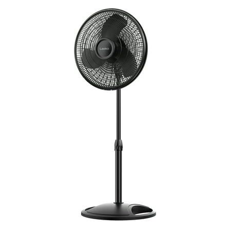 Lasko 16” 3-Speed Adjustable Oscillating Pedestal Fan, Black, S16500 New