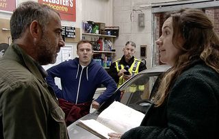 Coronation Street spoilers: The police question Kevin Webster at the garage