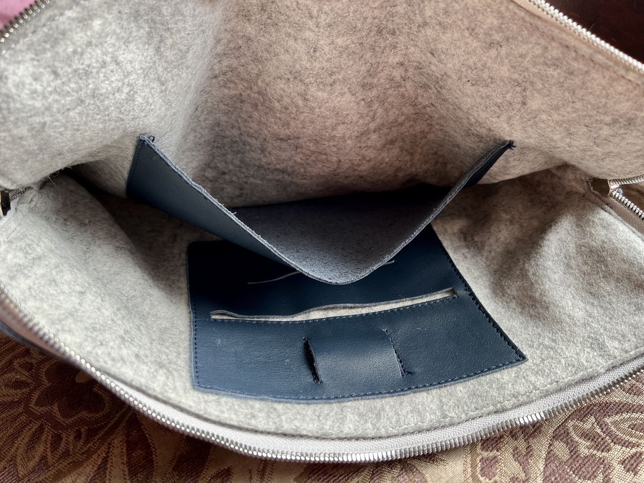 Harber London Carry All Macbook Folio Interior Empty