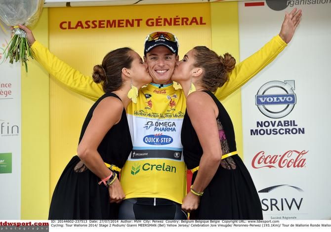 Gianni Meersman (Omega Pharma - Quick-Step) is the new race leader